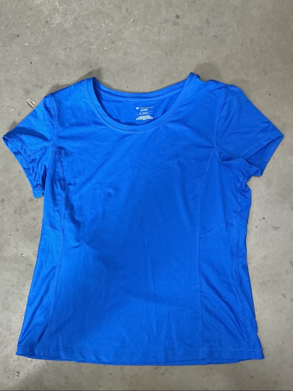 tek gear Women's Short Sleeve Crew Neck Tee - Royal Blue